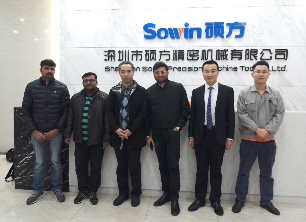 Indian customers visit group photo